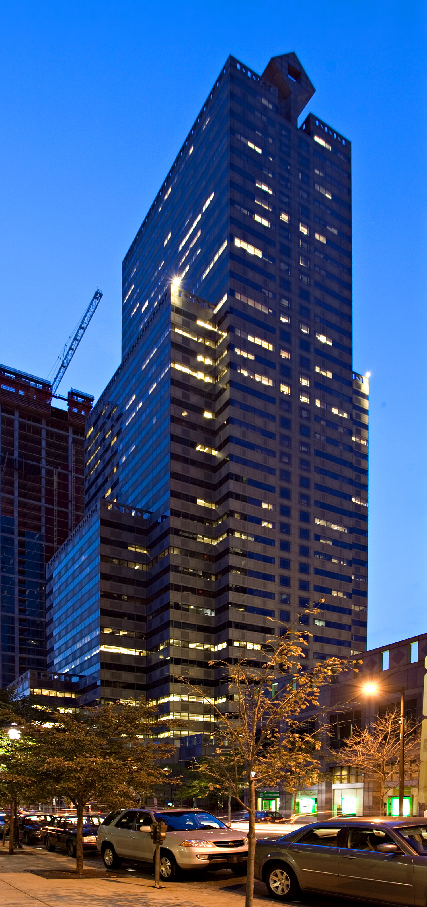 One Commerce Square - Night view from Market Street 