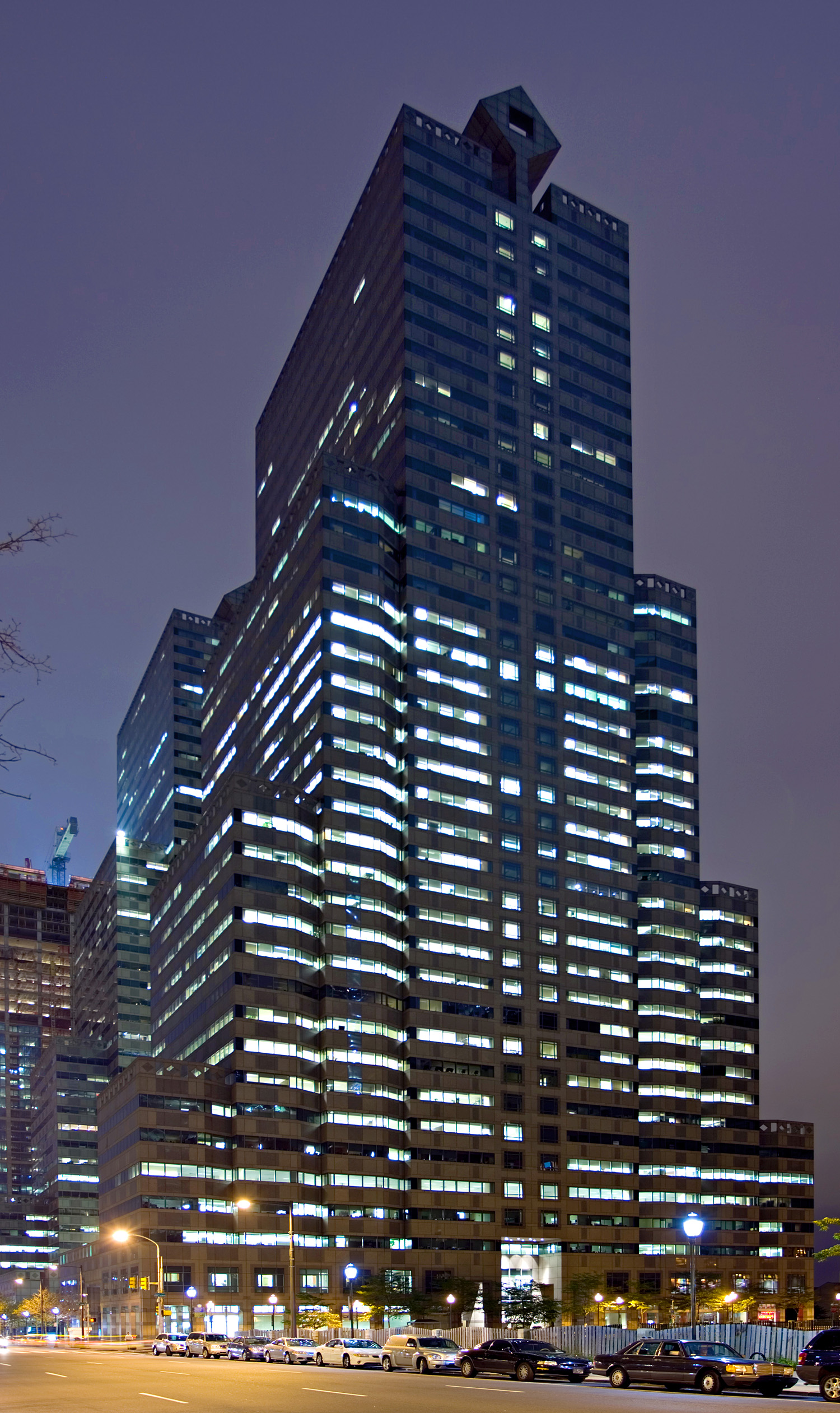 Two Commerce Square - Night view from Market Street 
